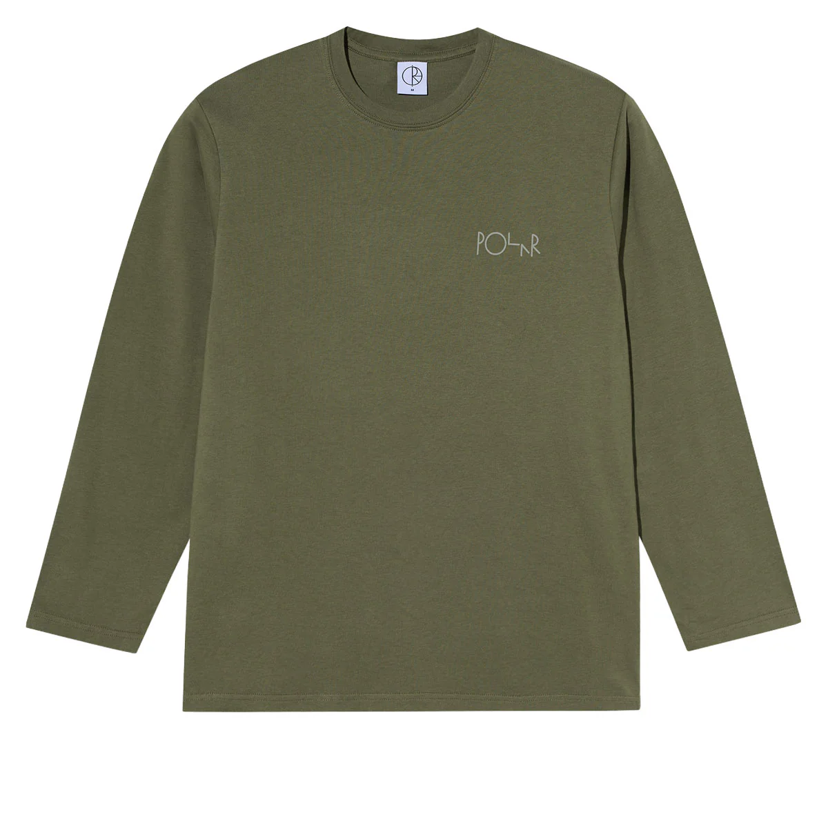Polar Steve Stroke Logo Long Sleeve T-Shirt - Army Green - Image 2