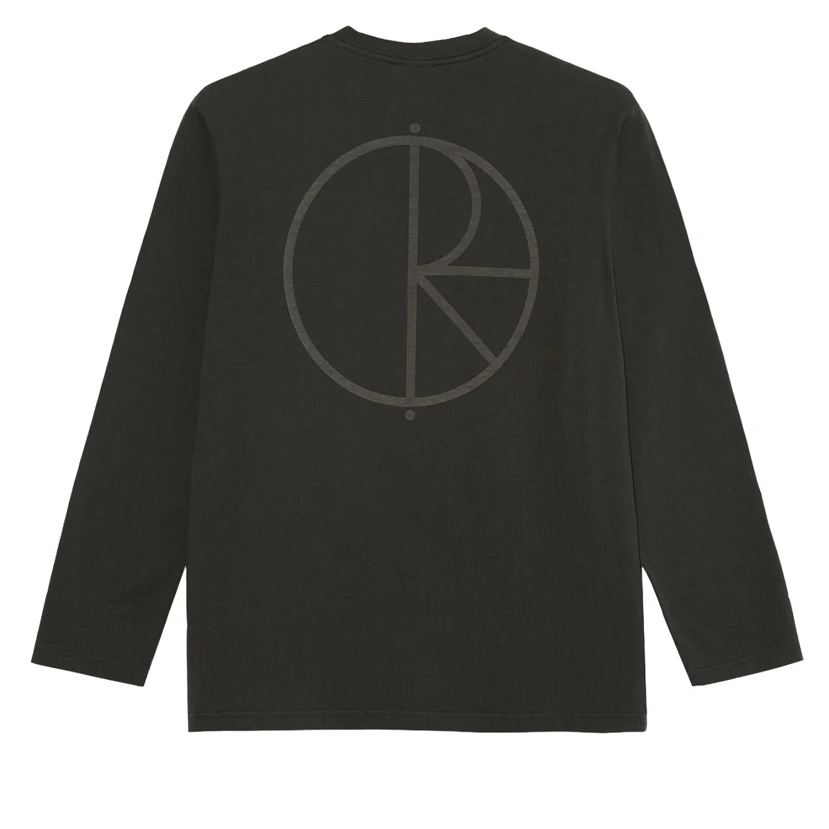 Polar Steve Stroke Logo Long Sleeve T-Shirt - Dirty Black - Image 2