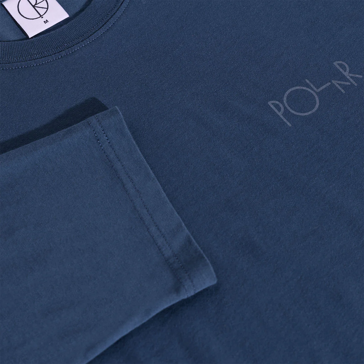 Polar Steve Stroke Logo Long Sleeve T-Shirt - Space Blue - Image 4