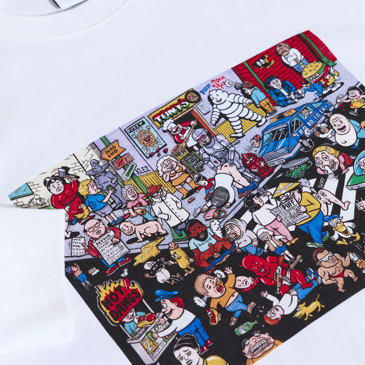 Polar Street Corner Long Sleeve T-Shirt - White - Image 2