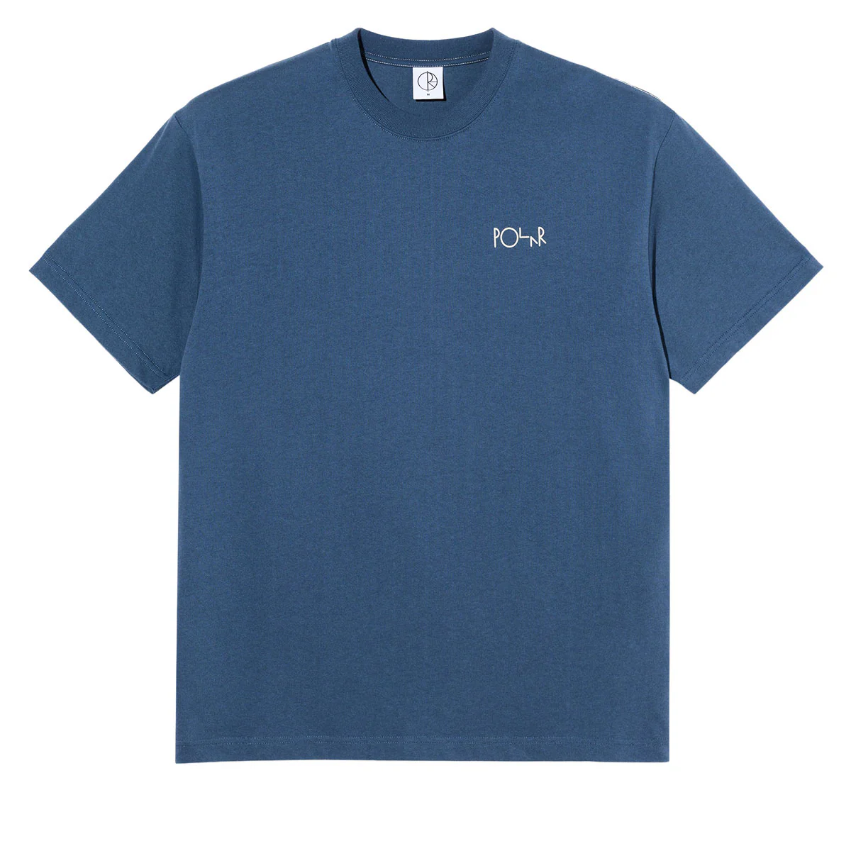 Polar Stroke Logo Contrast T-Shirt - Grey Blue - Image 2