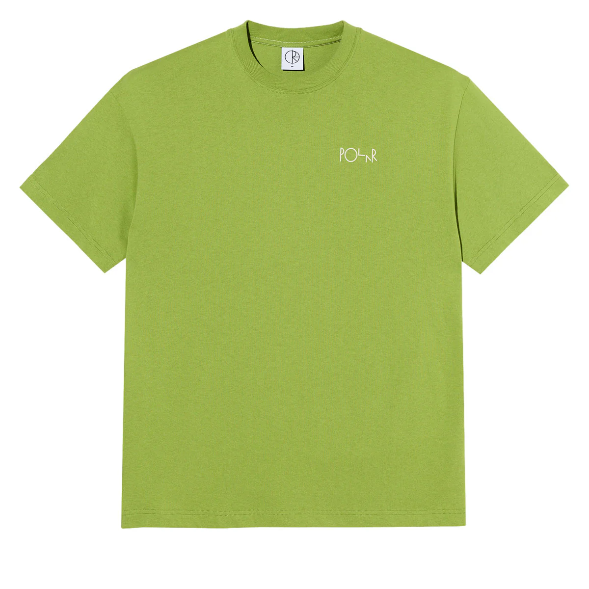 Polar Stroke Logo Contrast T-Shirt - Peridot - Image 2