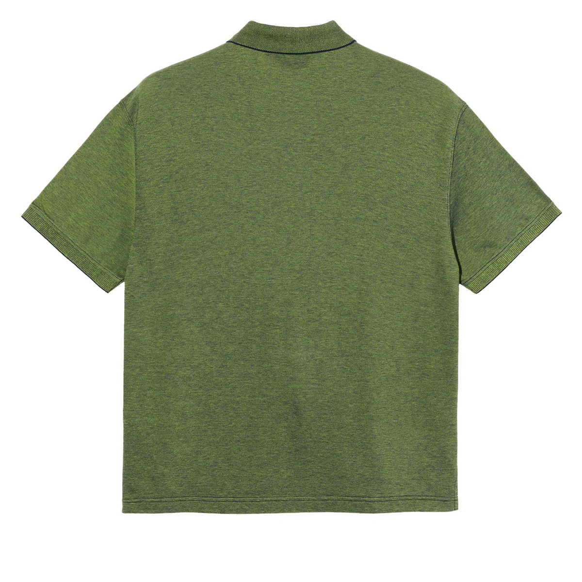 Polar Surf Pique Polo Shirt - Green/Blue - Image 2