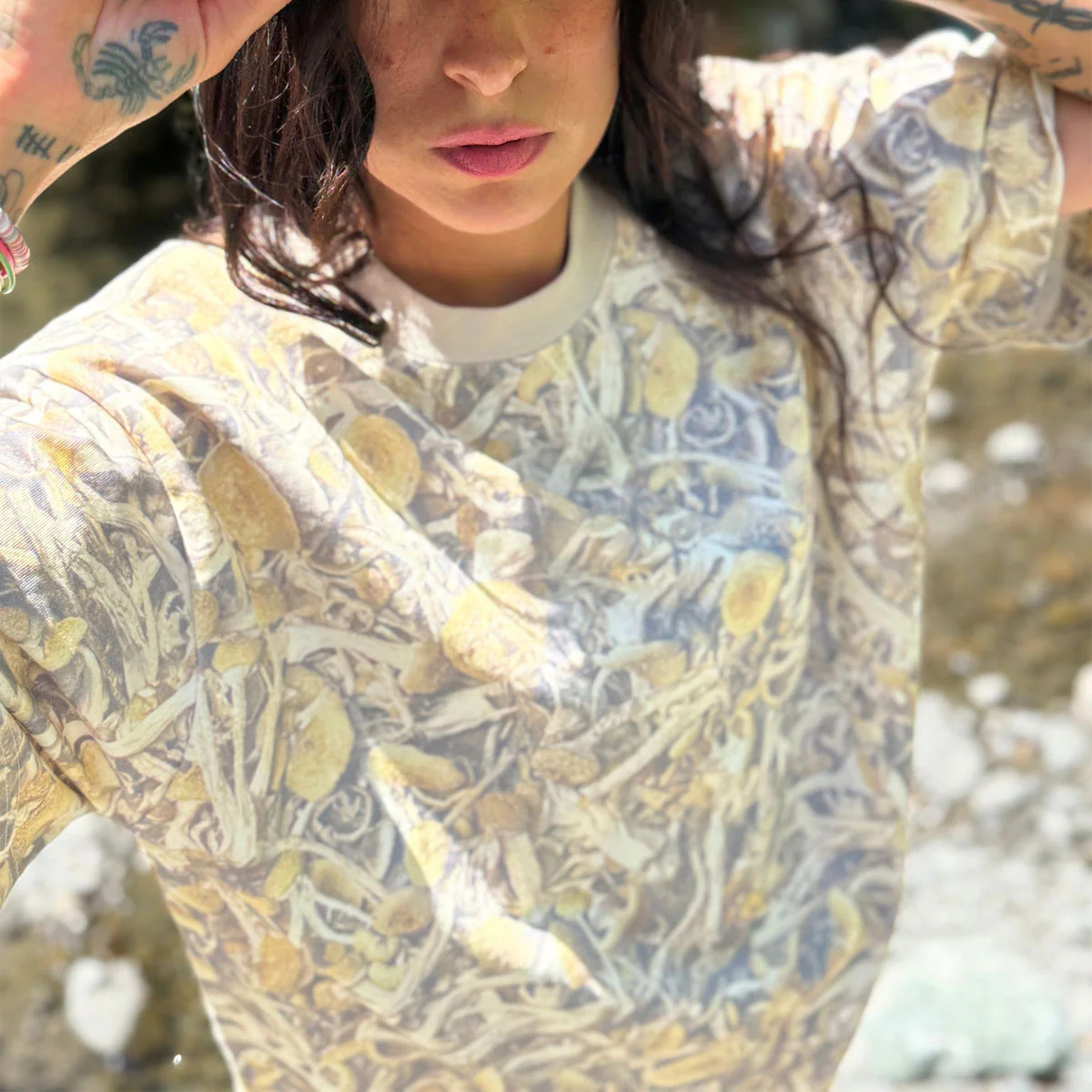 Porous Walker Mushroom Camo T-Shirt - Camo - Image 3