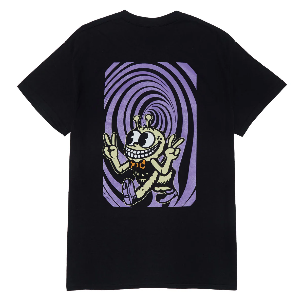 Portal Dimension Peace Tab T-Shirt - Black - Image 2