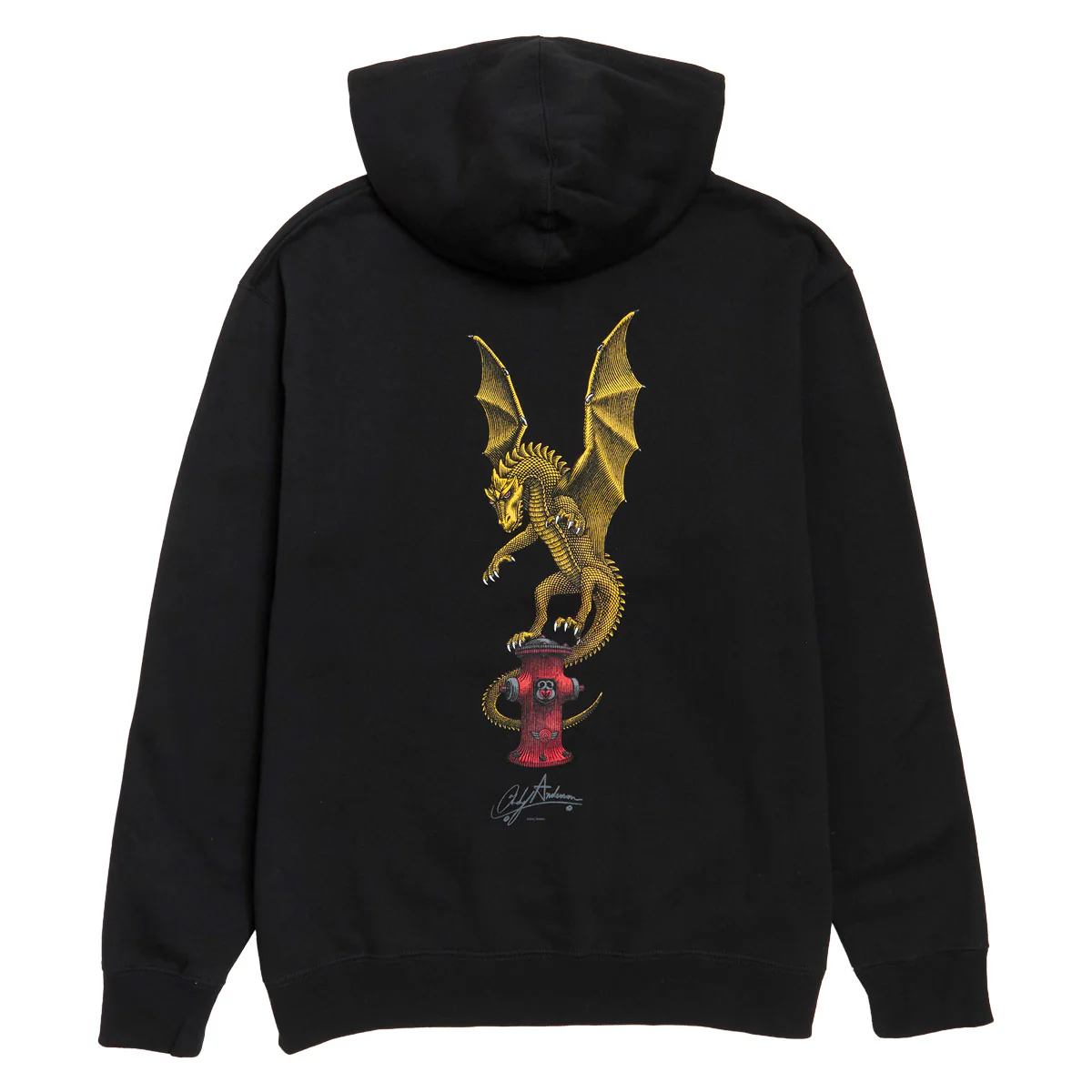 Powell-Peralta Andy Anderson Hydrant Hoodie - Black - Image 2