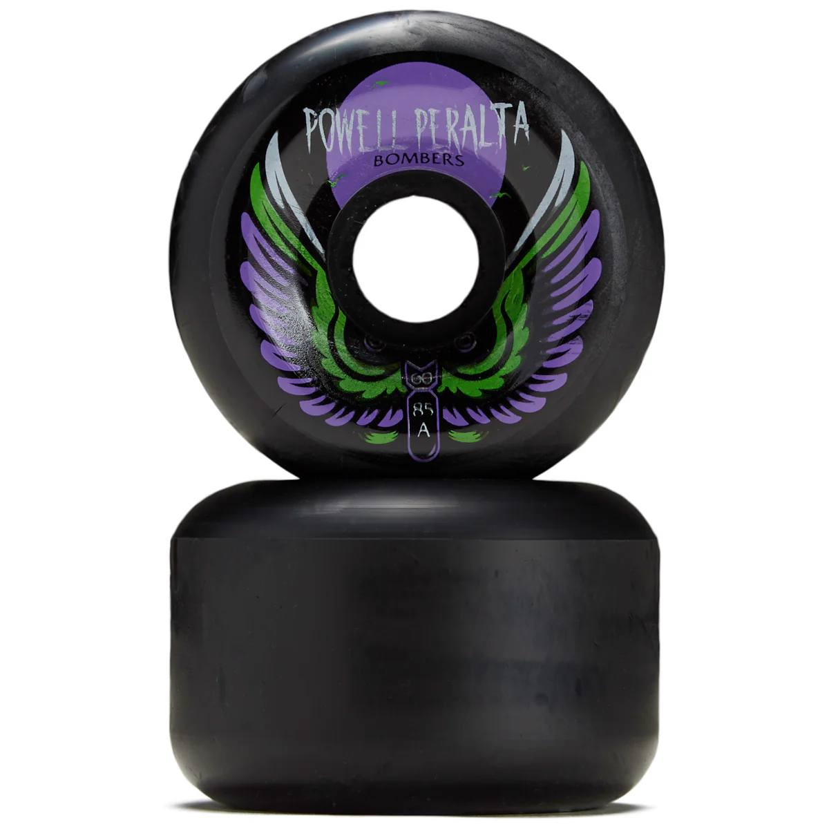 Powell-Peralta Bombers 3 85A Skateboard Wheels - Black - 60mm - Image 2