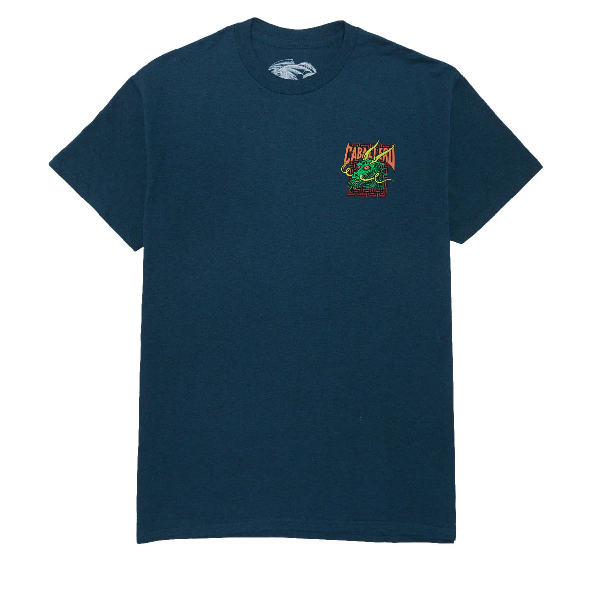 Powell-Peralta Cab Street Dragon T-Shirt - Midnight Teal - Image 2