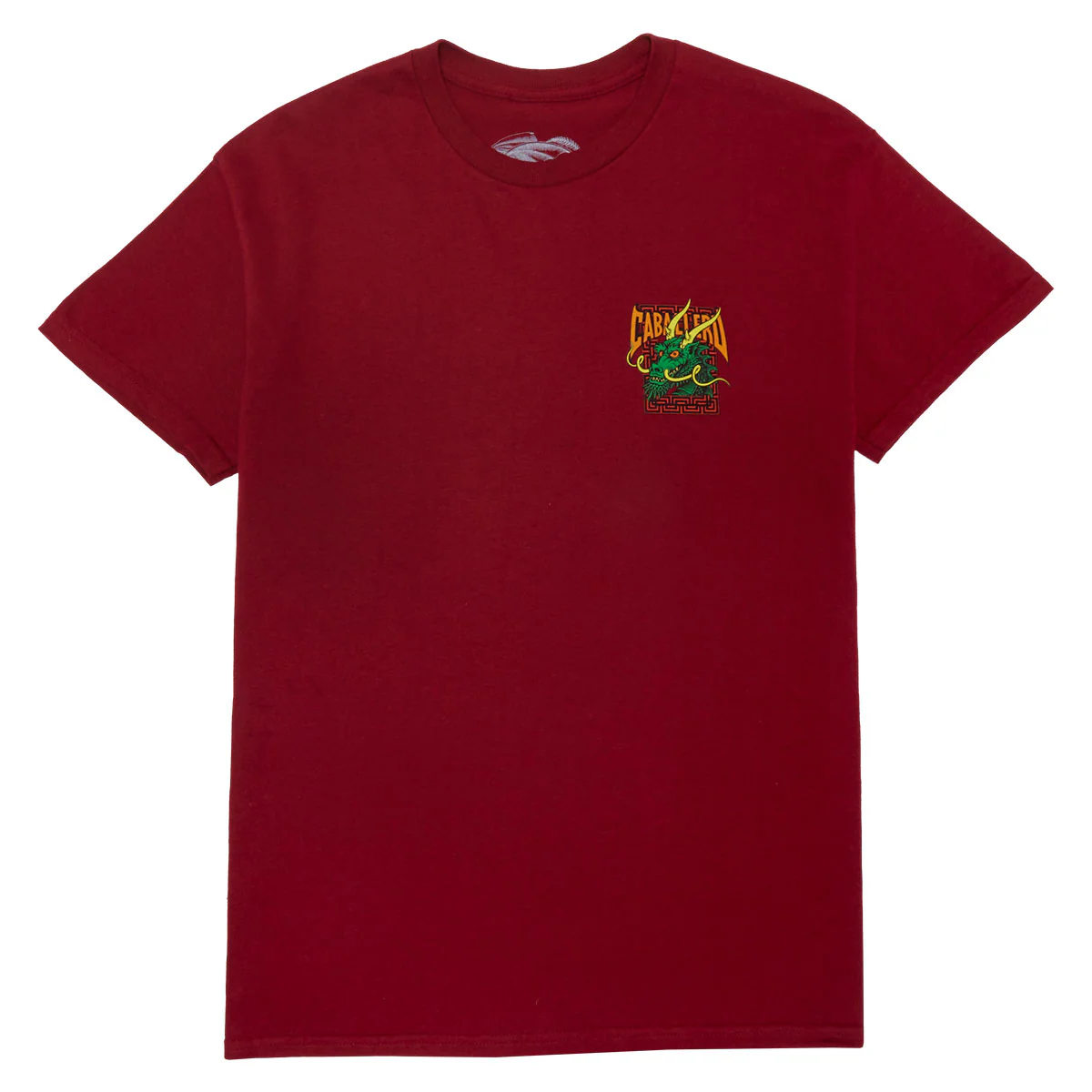 Powell-Peralta Caballero Street Dragon T-Shirt - Garnet - Image 2