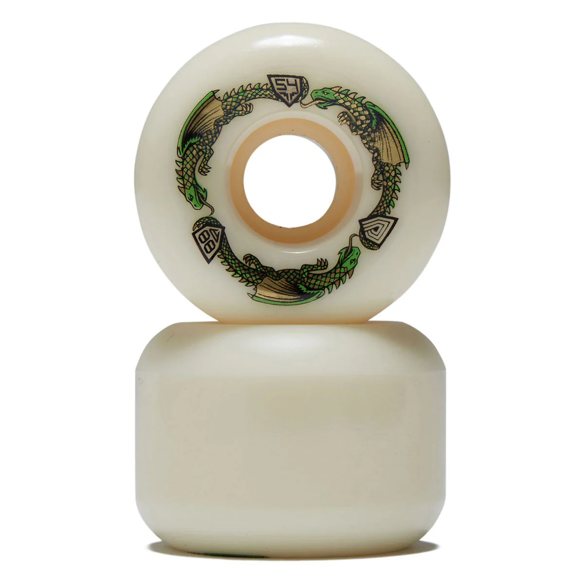 Powell-Peralta Dragon Formula 88a A2 Skateboard Wheels - Off White II - 54mm - Image 2