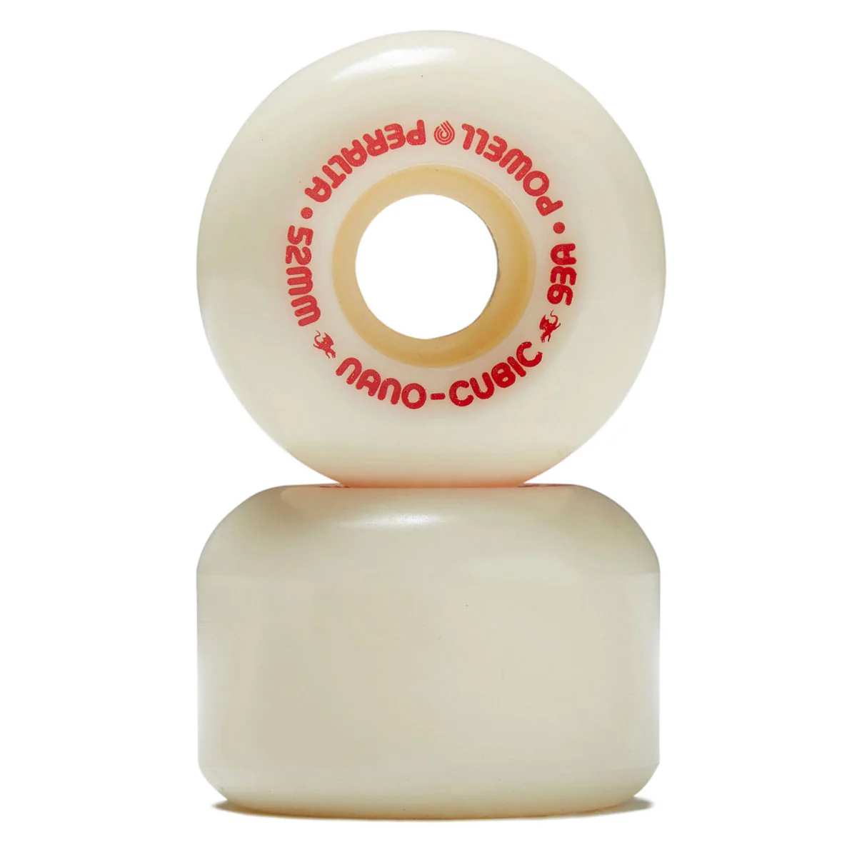 Powell-Peralta Dragon Formula Nano Cubic 93a Skateboard Wheels - Off White - 52mm - Image 2