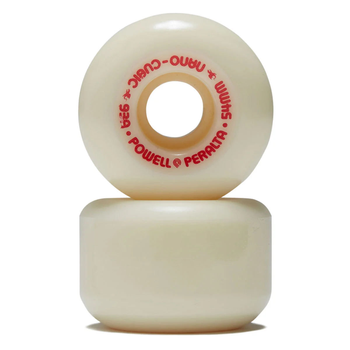 Powell-Peralta Dragon Formula Nano Cubic 93a Skateboard Wheels - Off White - 54mm - Image 2
