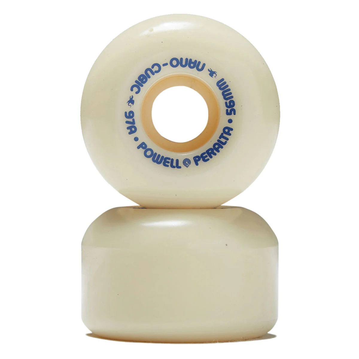 Powell-Peralta Dragon Formula Nano Cubic 97a Skateboard Wheels - Off White - 56mm - Image 2