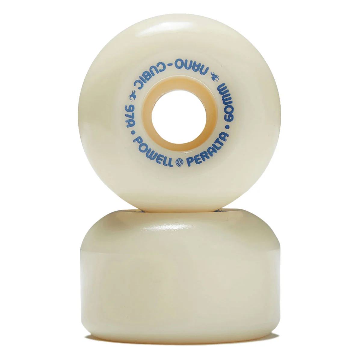 Powell-Peralta Dragon Formula Nano Cubic 97a Skateboard Wheels - Off White - 60mm - Image 2