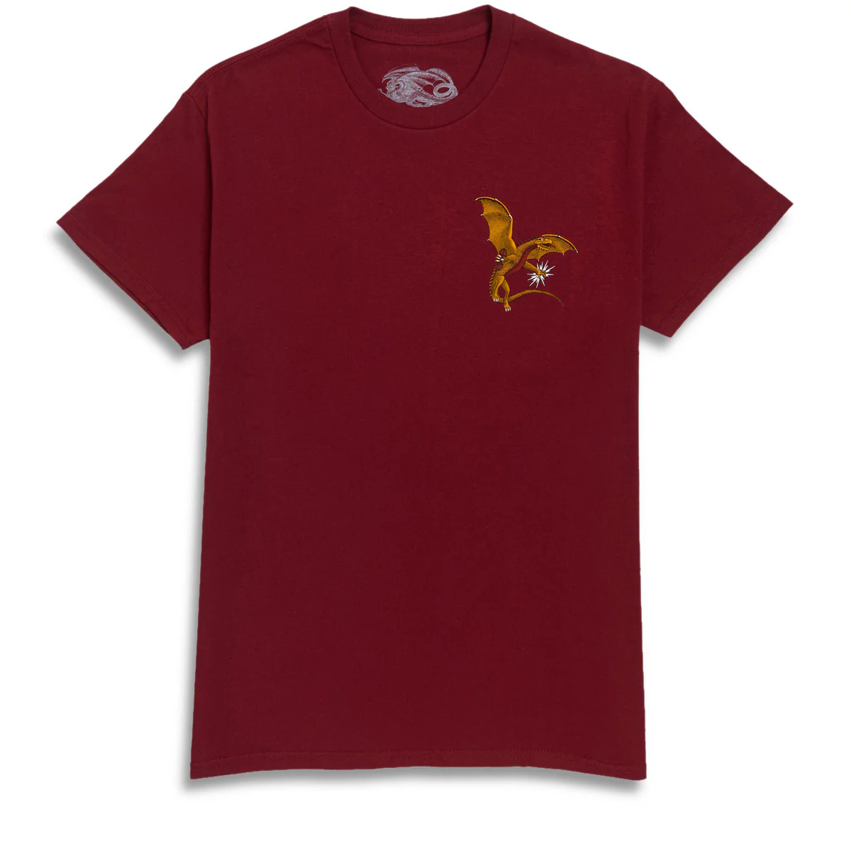 Powell-Peralta Dragons Logo T-Shirt - Burgundy - Image 2
