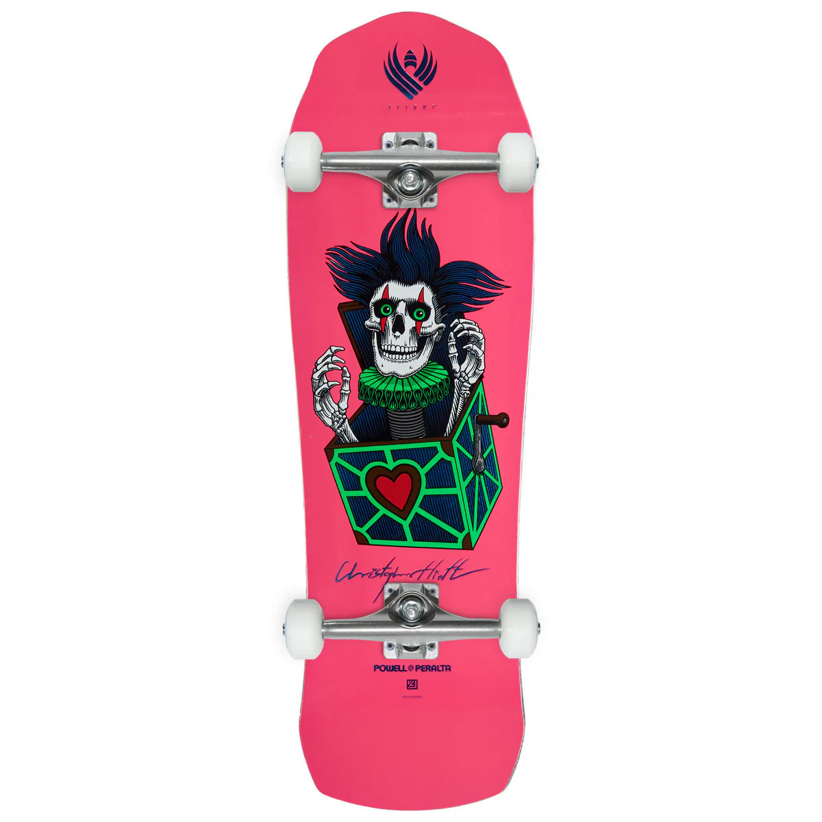 Powell-Peralta Flight Chris Hiett Skull Skateboard Complete - 9.50"