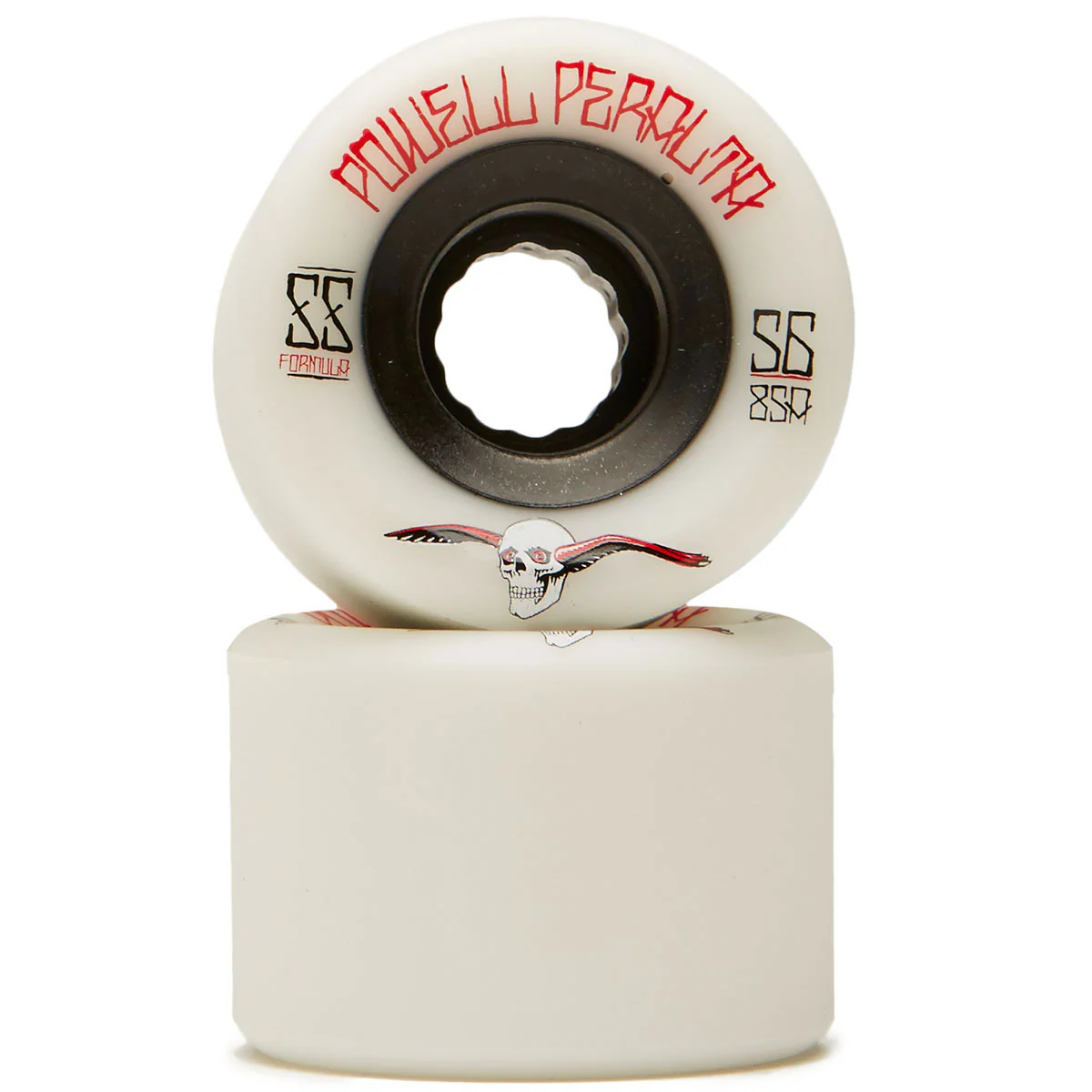 Powell-Peralta G-Slides 85A Longboard Wheels - White - 56mm - Image 2