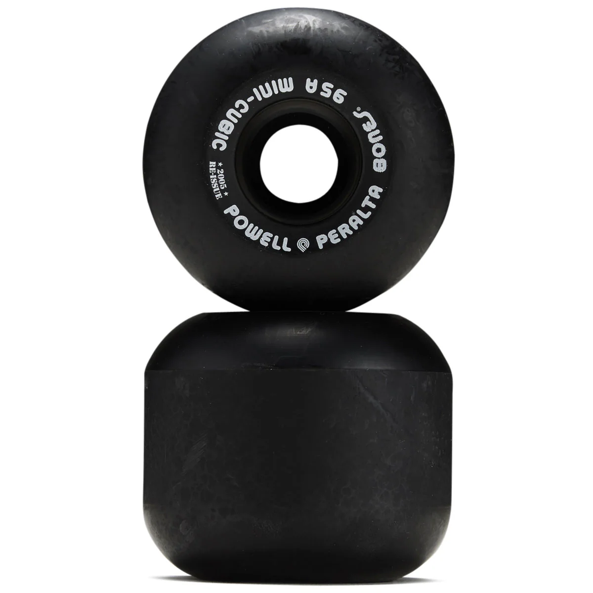 Powell-Peralta Mini Cubics 95A Skateboard Wheels - Black - 64mm - Image 2