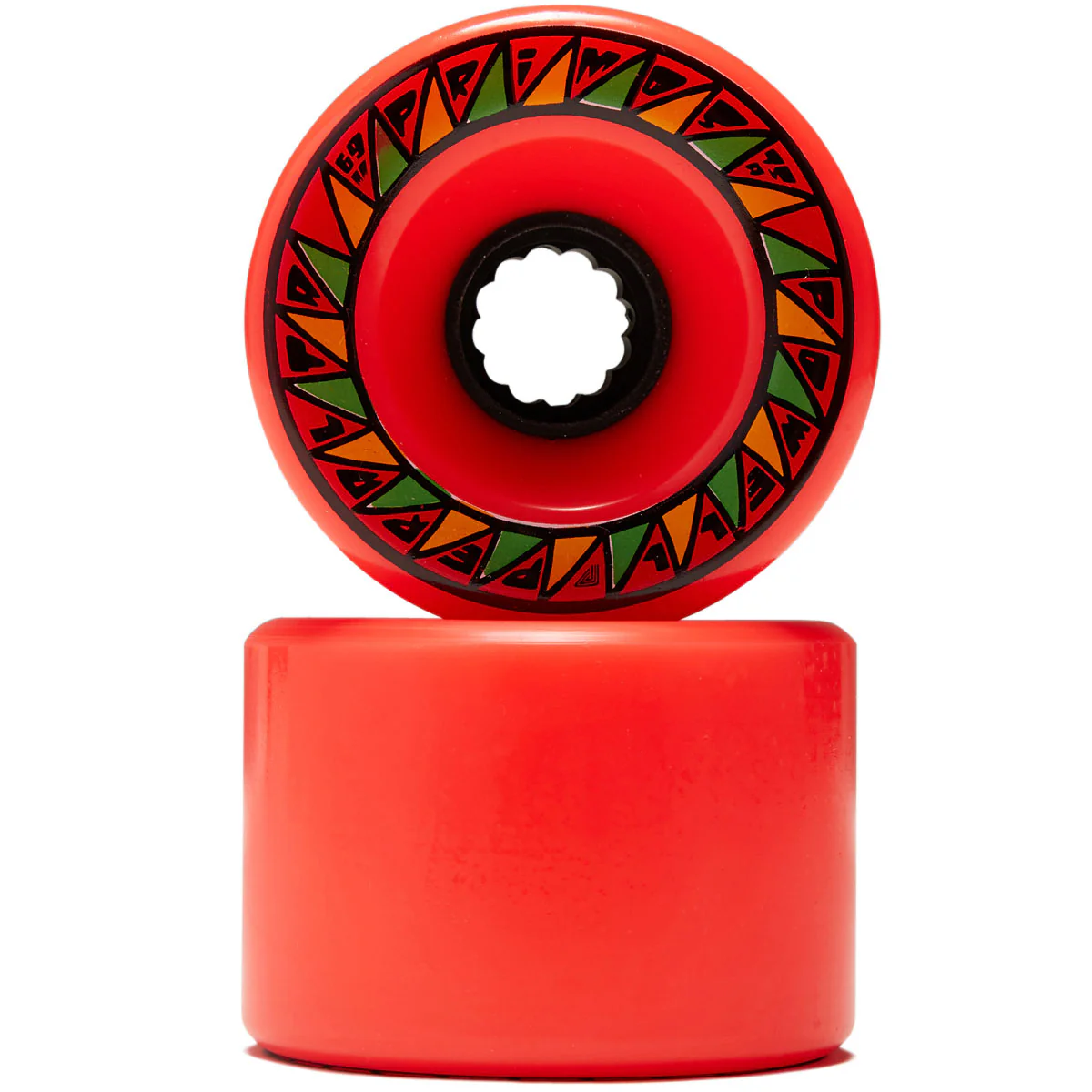 Powell-Peralta Primo 75a Longboard Wheels - Red - 69mm - Image 2