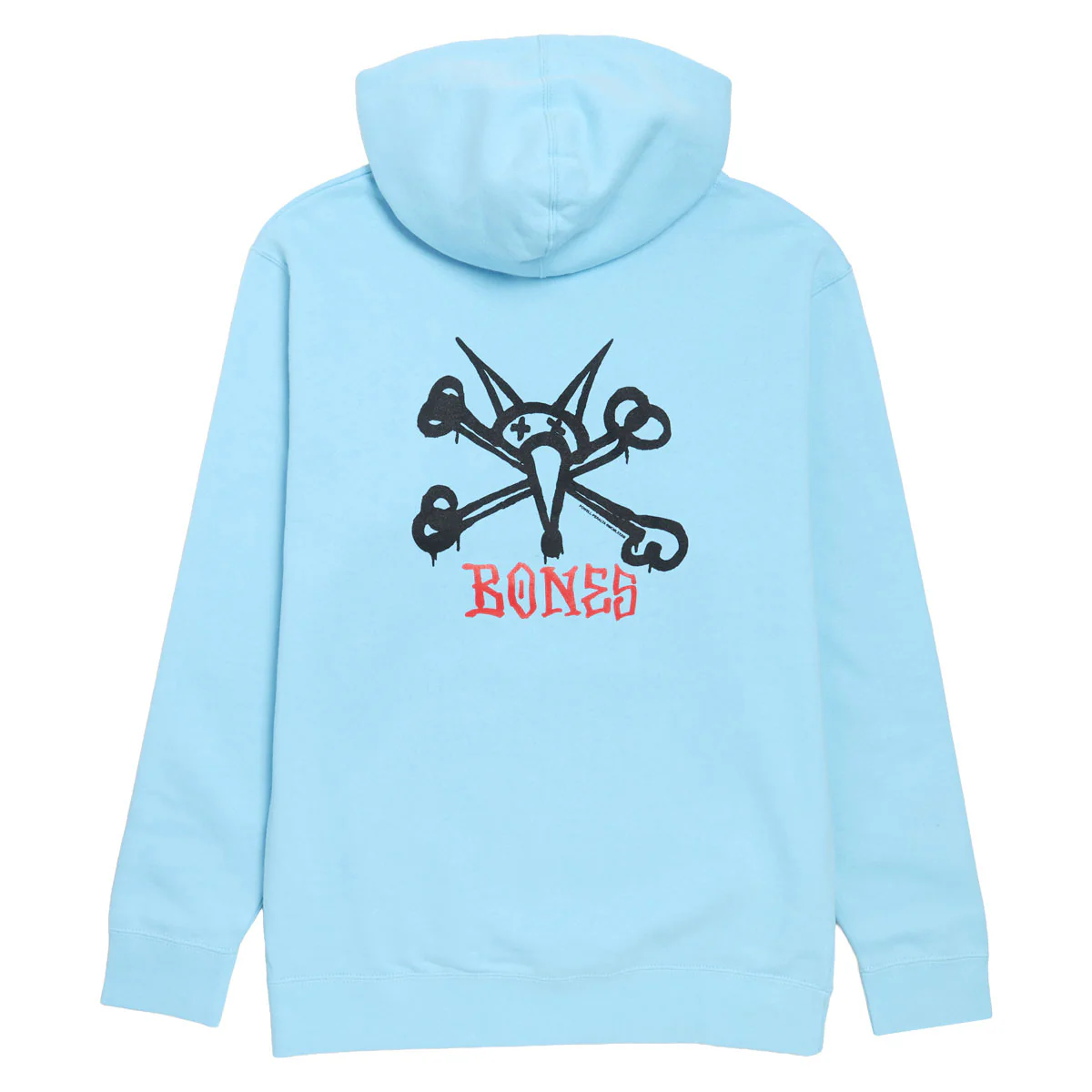 Powell-Peralta Rat Bones Hoodie - Aquatic Blue - Image 2