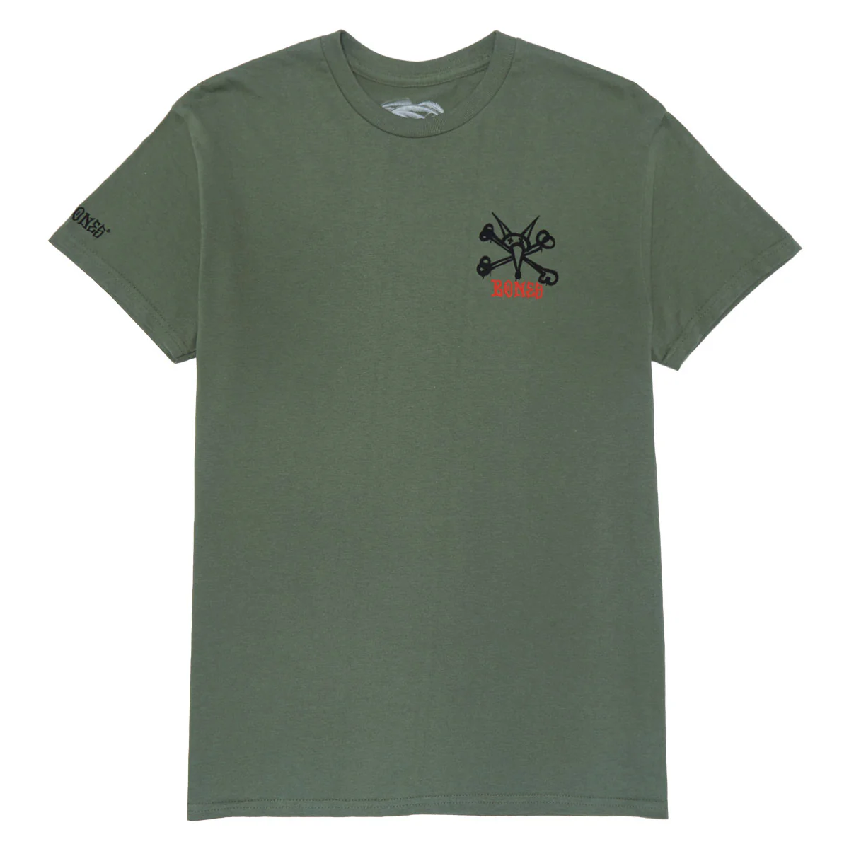 Powell-Peralta Rat Bones T-Shirt - Military Green II - Image 2