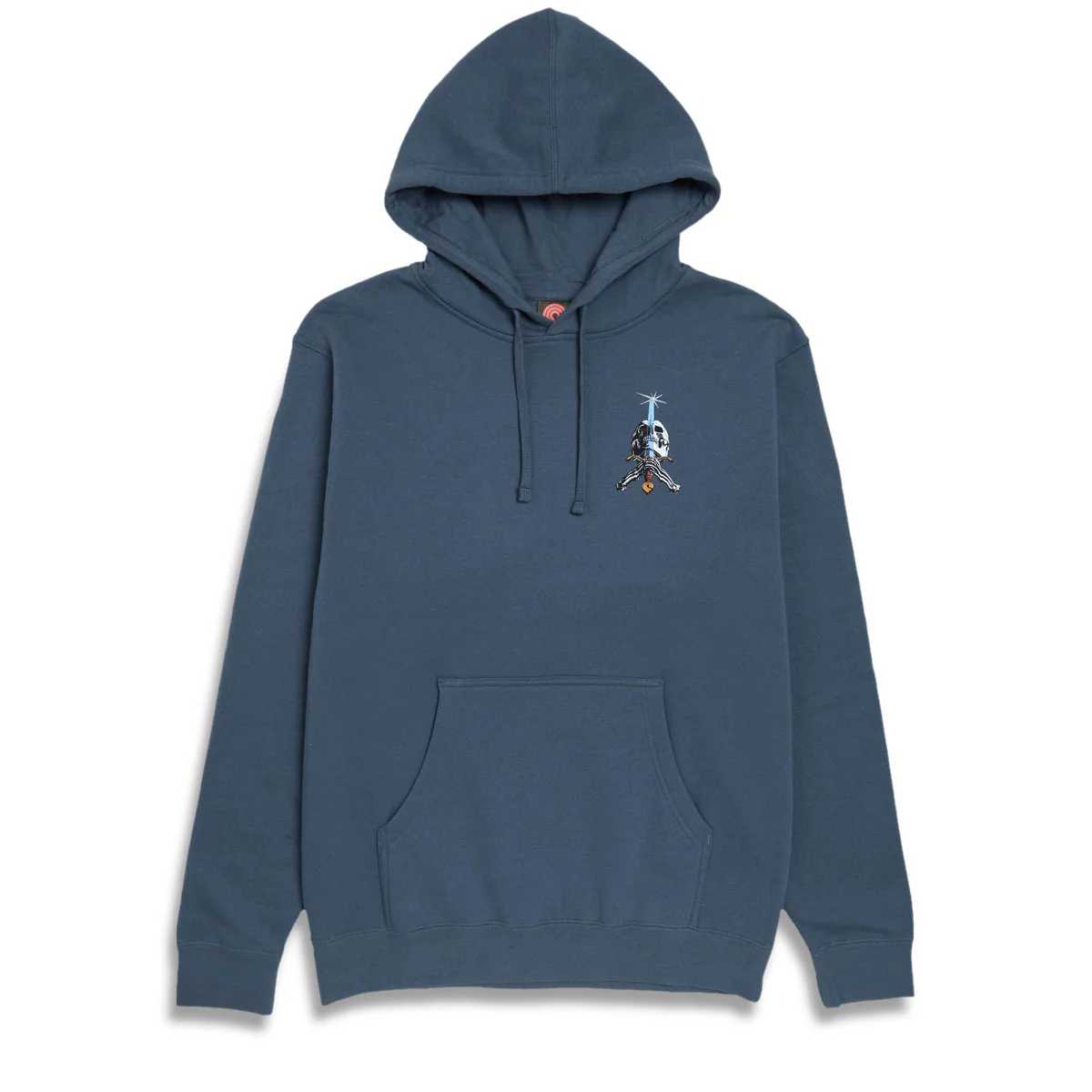 Powell-Peralta Skull And Sword Hoodie - Storm Blue - Image 2