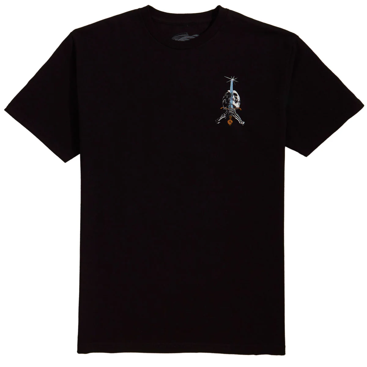 Powell-Peralta Skull and Sword T-Shirt - Black - Image 2