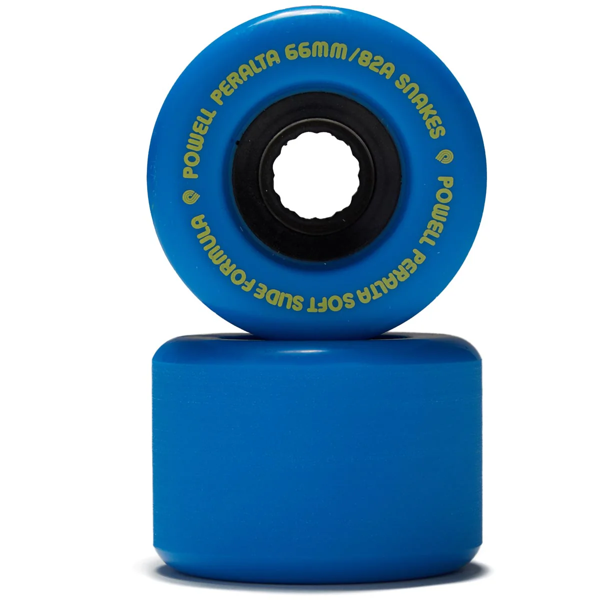 Powell-Peralta Snakes 82A Longboard Wheels - Blue - 66mm - Image 2