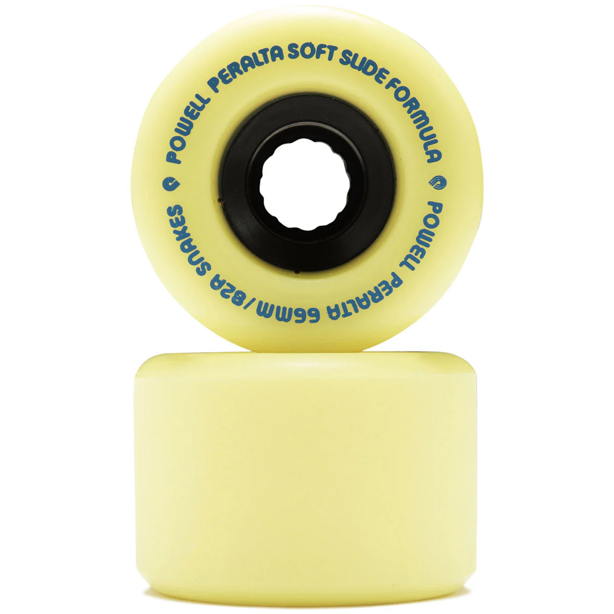 Powell-Peralta Snakes 82A Longboard Wheels - Yellow - 66mm - Image 2