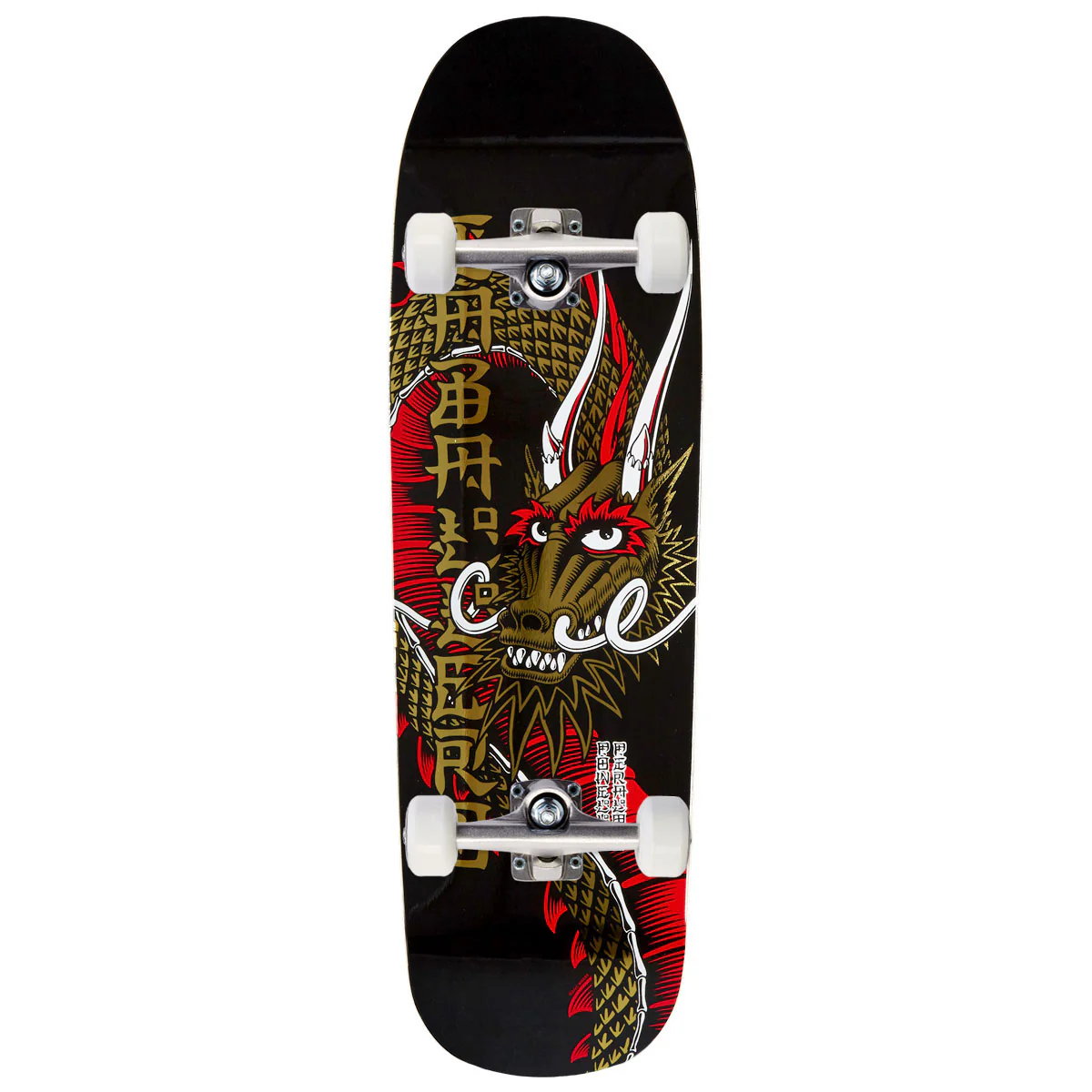 Powell-Peralta Steve Caballero Ban This Dragon Skateboard Complete - Gold Foil - 9.625"