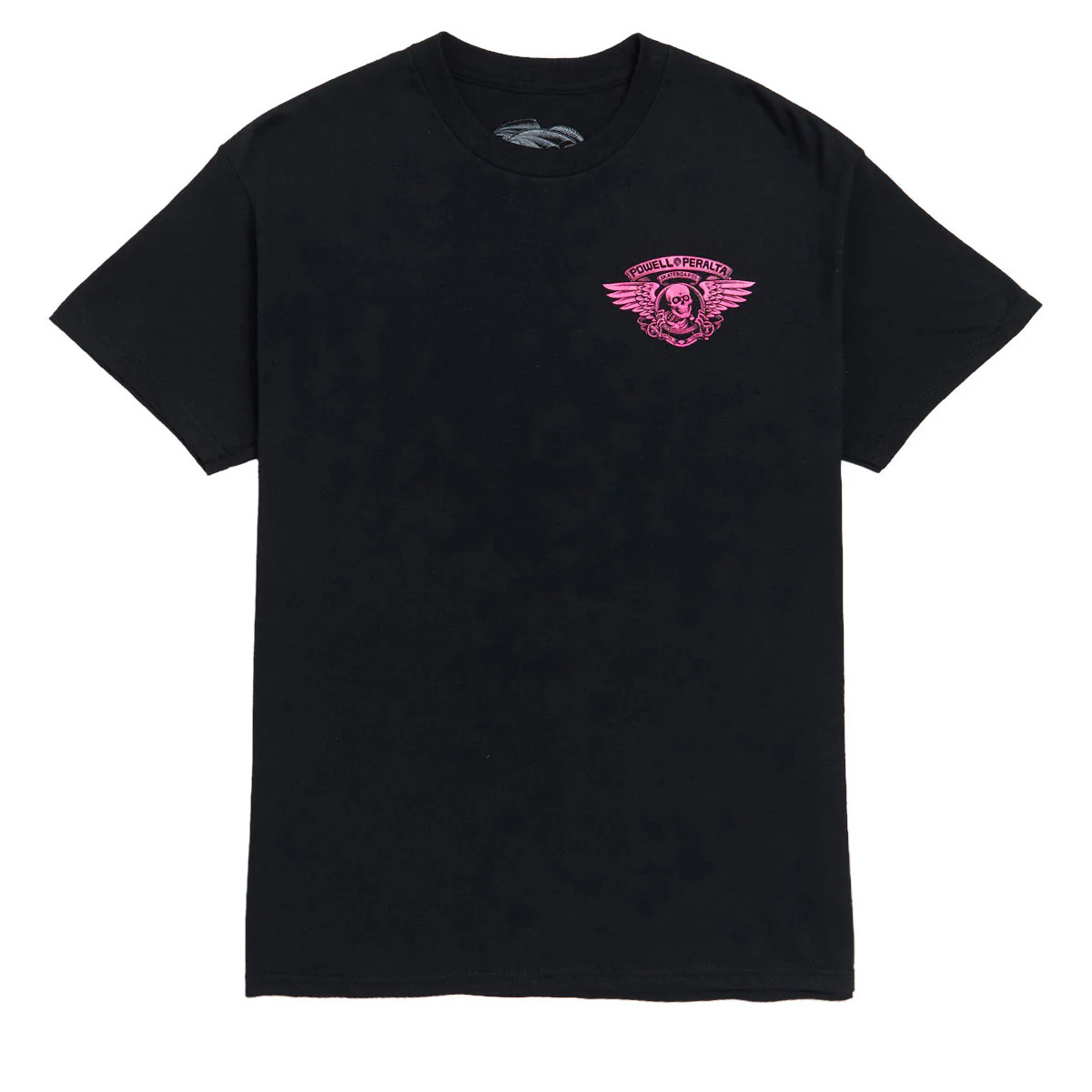 Powell-Peralta Winged Ripper T-Shirt - Blacklight Pink/Black - Image 2