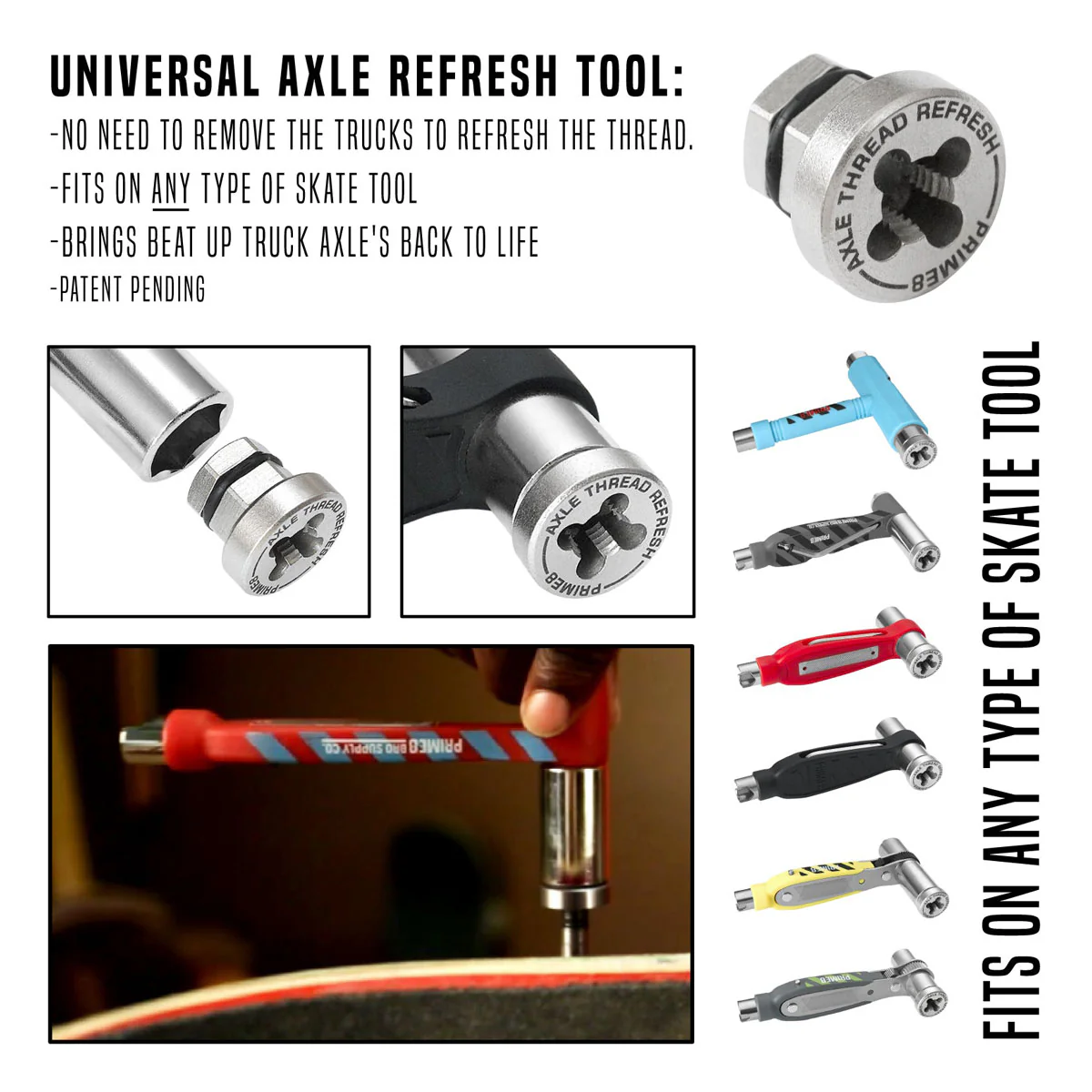 PRIME8 Axle Thread Refresh - Polished - Image 3