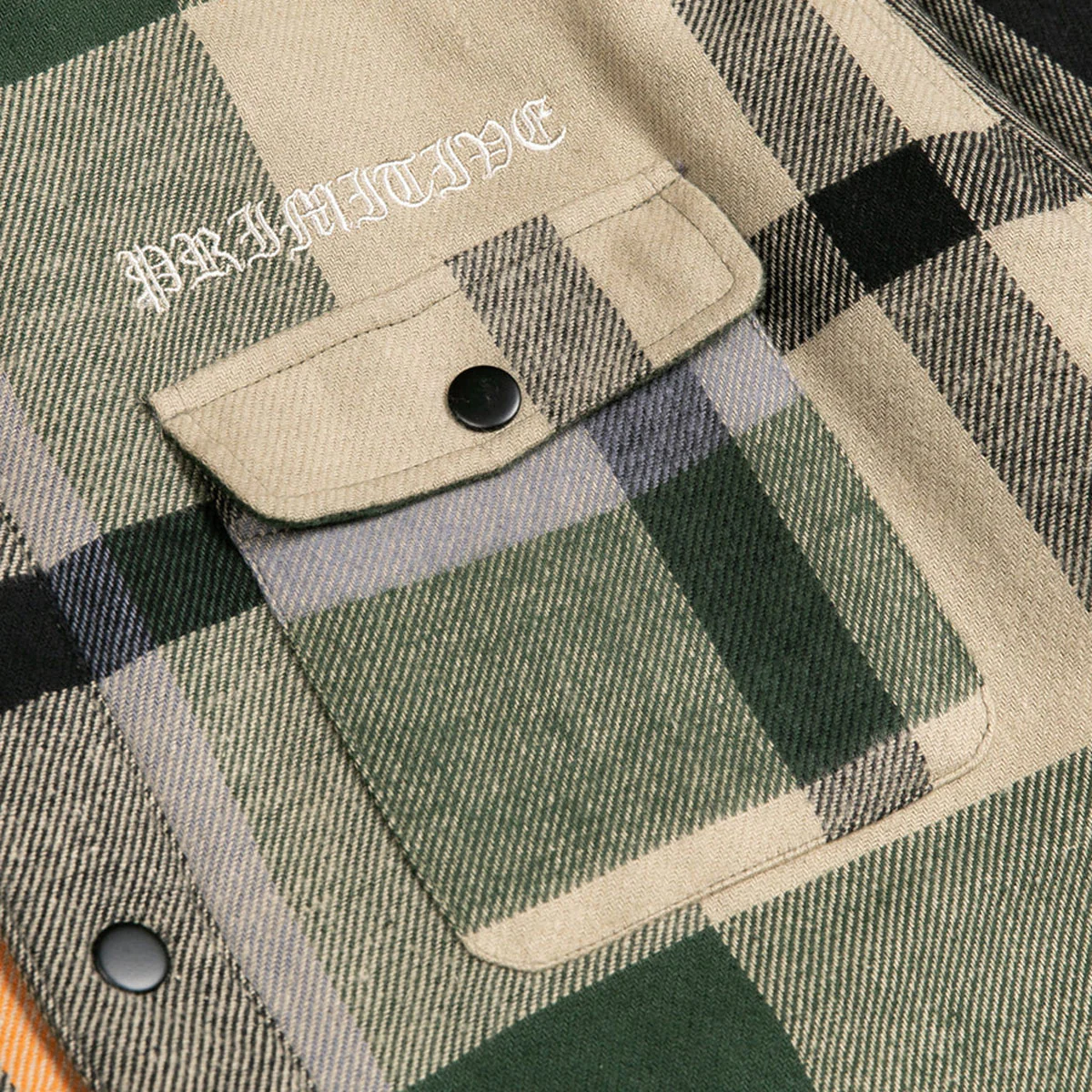 Primitive Circuit Flannel Jacket - Khaki - Image 5