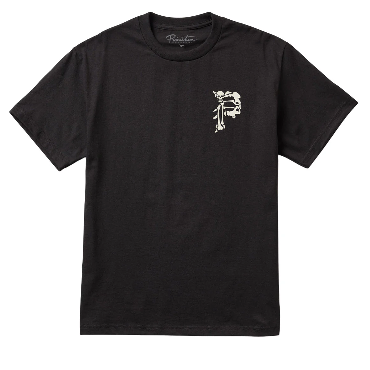 Primitive Dirty P Bones T-Shirt - Black - Image 2