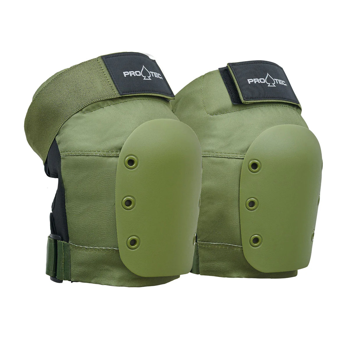 Pro-Tec Street Adult 3 Pack Open Back Set Of Pads - Army Green - Image 2