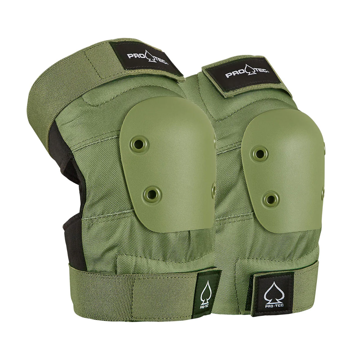 Pro-Tec Street Adult 3 Pack Open Back Set Of Pads - Army Green - Image 4
