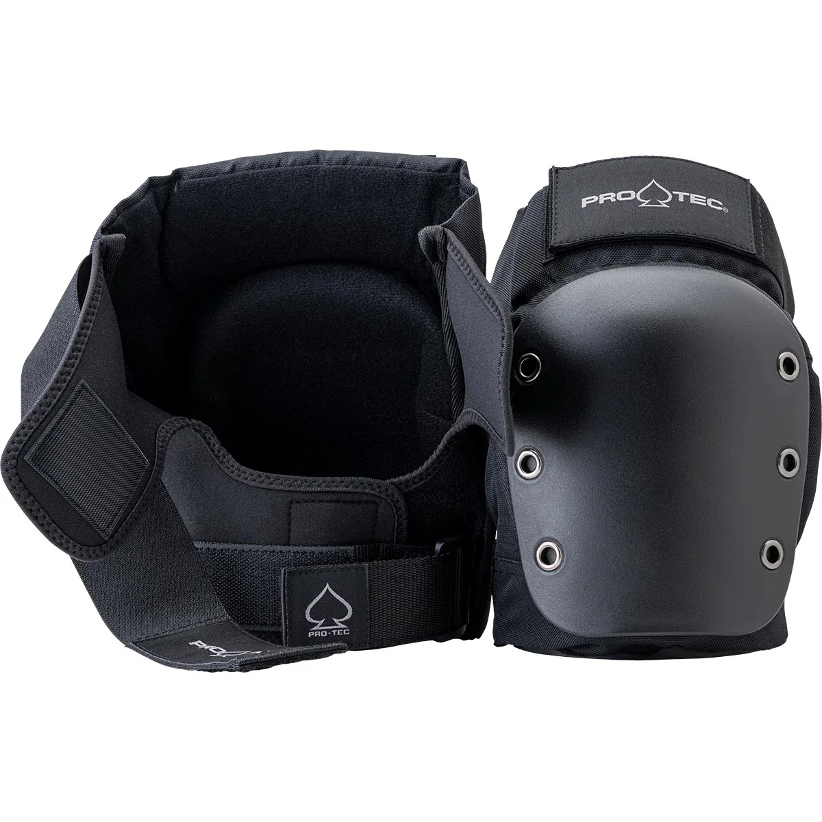 Pro-Tec Street Adult 3 Pack Open Back Set of Pads - Black - Image 2
