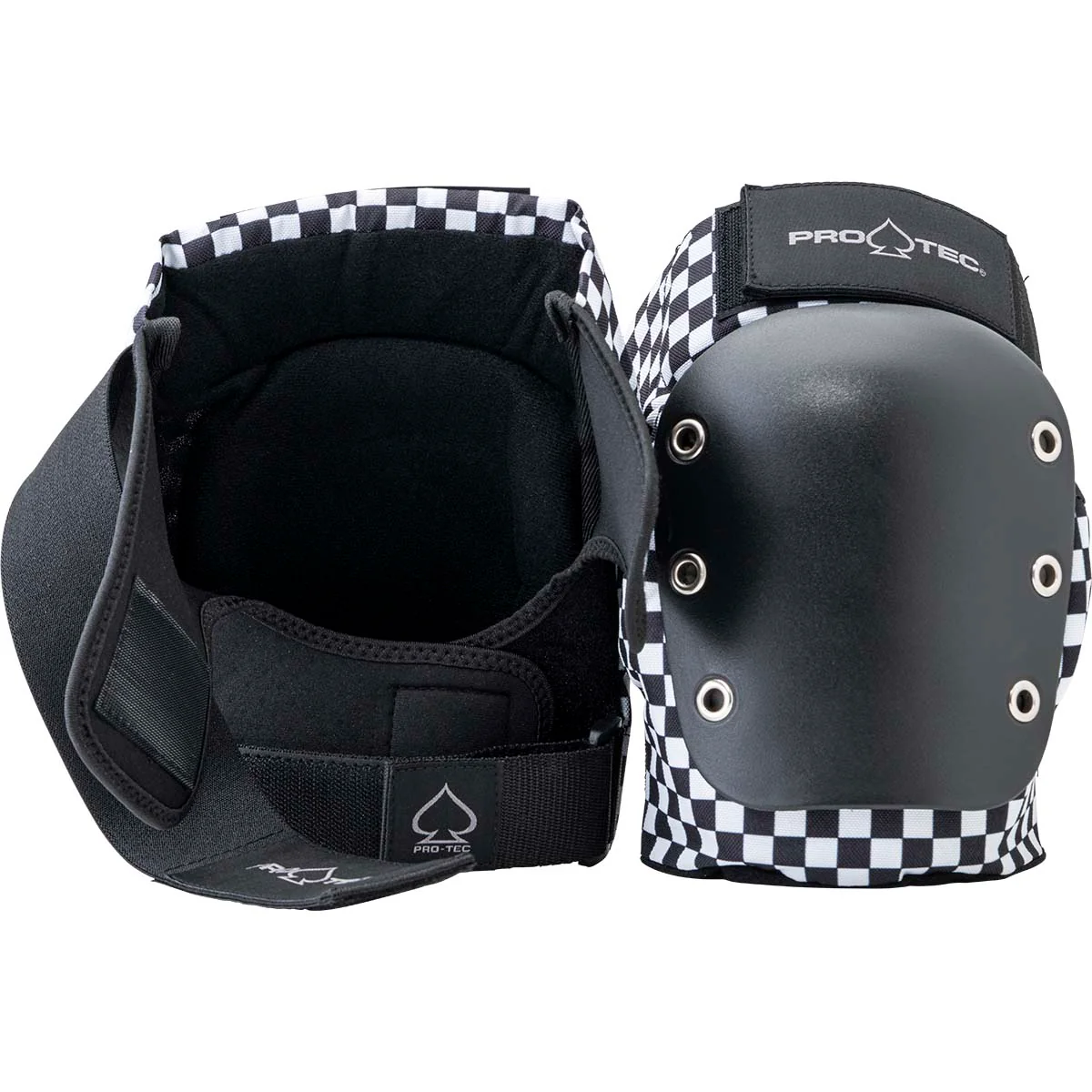 Pro-Tec Street Knee/Elbow Open Back Set of Pads - Checker - Image 2