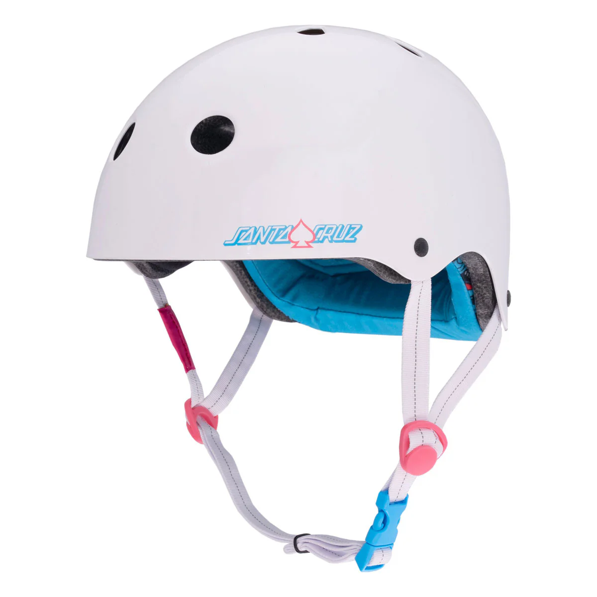 Pro-Tec x Santa Cruz Signature Edition Low Pro Helmet - White Gloss - Image 2