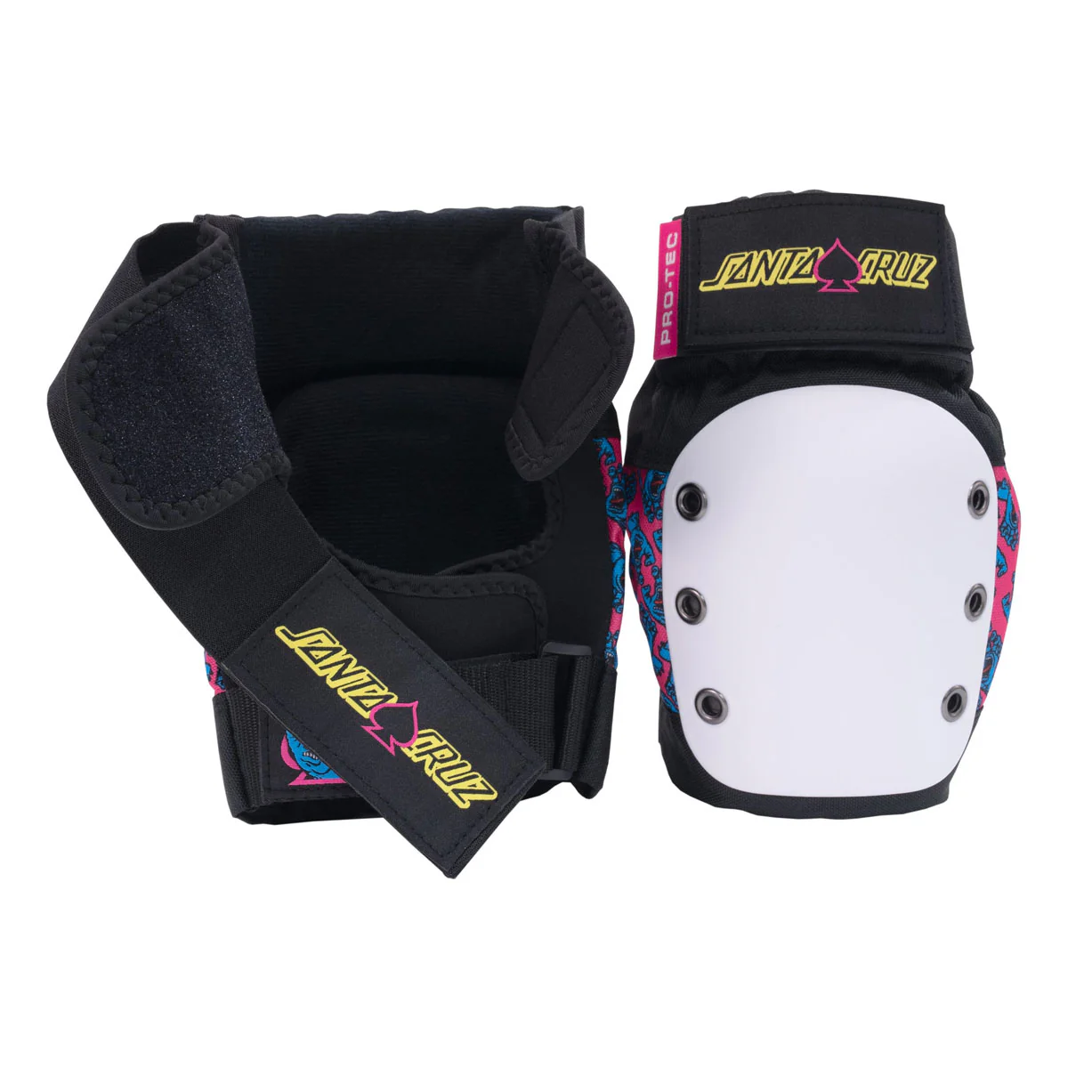 Pro-Tec x Santa Cruz Signature Edition Street Adult 3 Pack Of Pads - Black - Image 2