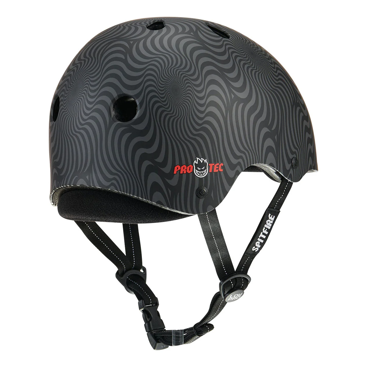 Pro-Tec x Spitfire Low Pro Helmet - Black Swirl - Image 2