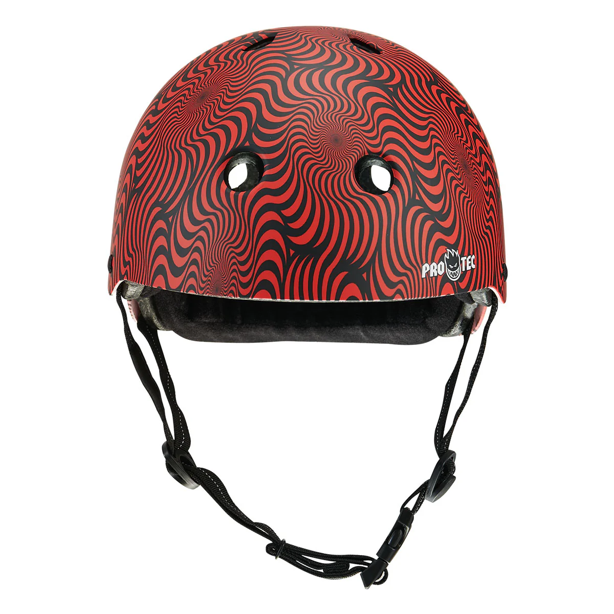 Pro-Tec x Spitfire Low Pro Helmet - Red Swirl - Image 3