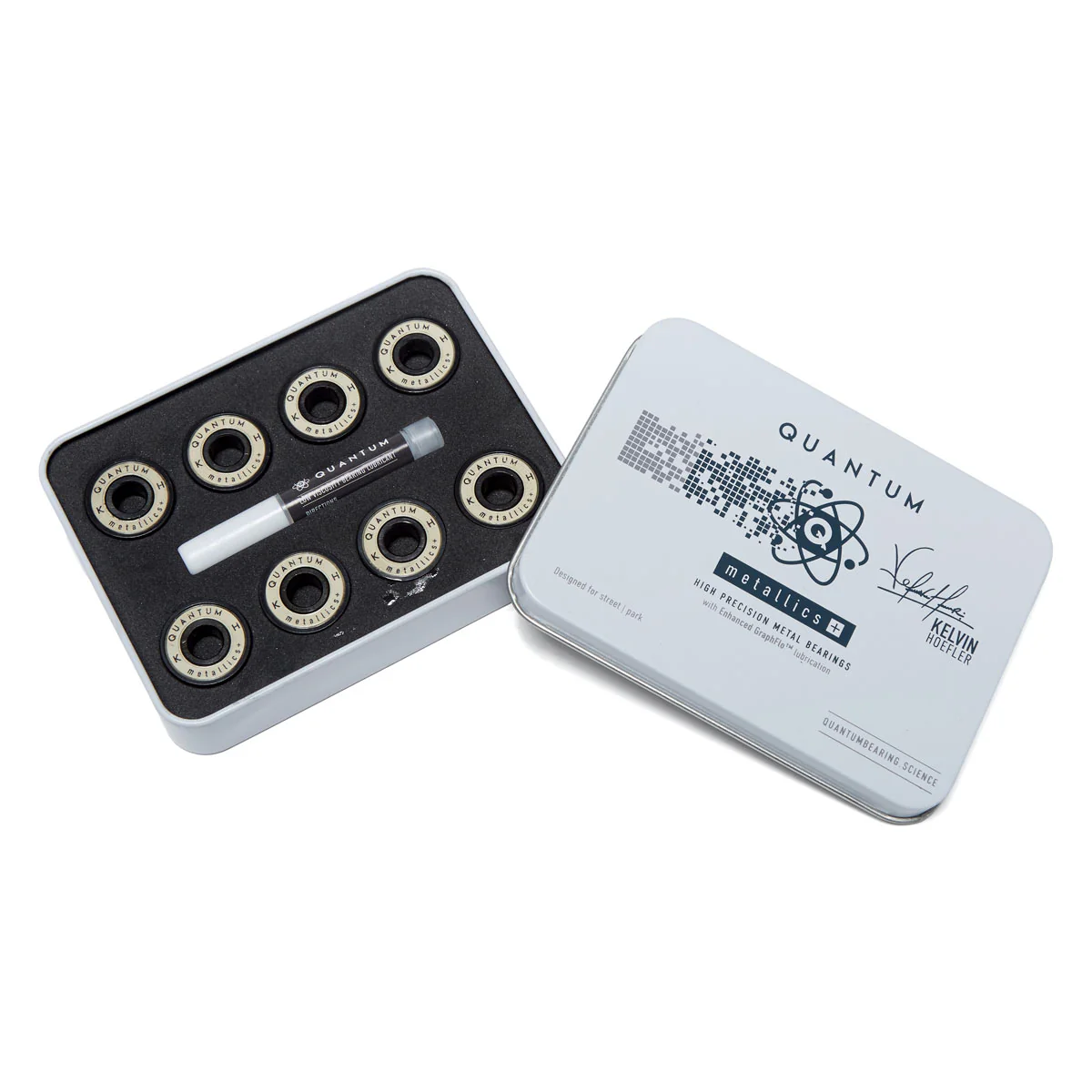 Quantum Kelvin Hoefler Signature Metallics+ Bearings - Cream - Image 2