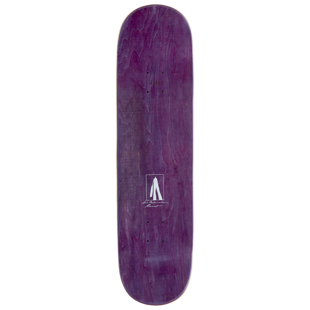 Rassvet Bauer Pro Skateboard Deck - Purple - 8.375" - Image 2