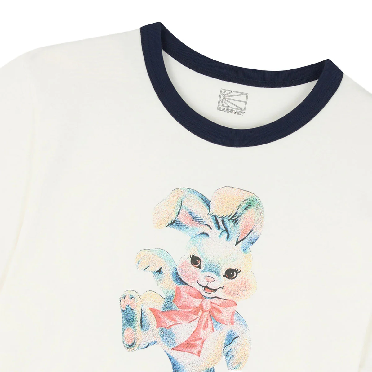 Rassvet Bunny Ringer T-Shirt - White - Image 3