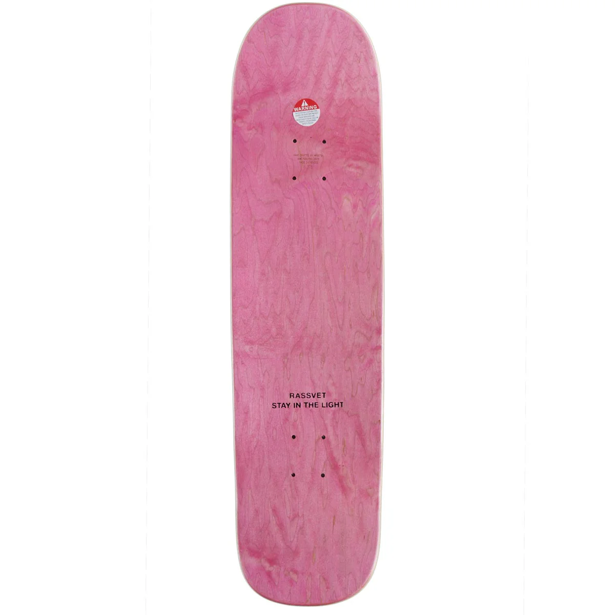 Rassvet Tears Skateboard Deck - Pink - 8.375" - Image 2