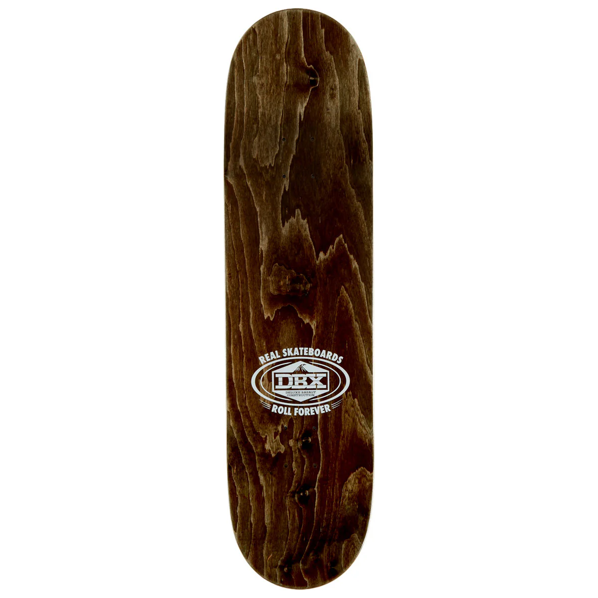Real DBX Oval Skateboard Complete - Silver Foil - 8.50" - Image 2