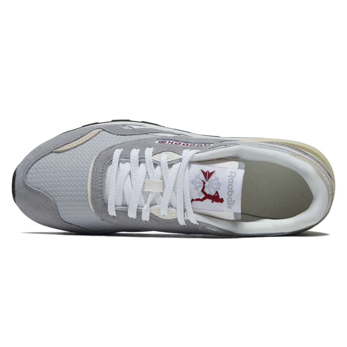 Reebok Classic Nylon 89 Shoes - Grey 1/Grey 2/Chalk - Image 3