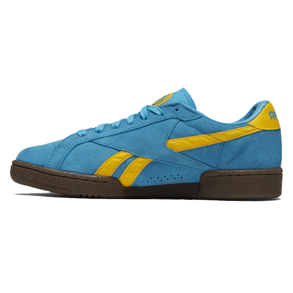 Reebok Club C Grounds UK Shoes - Future Cyan/Golden Haze/Gum - Image 2