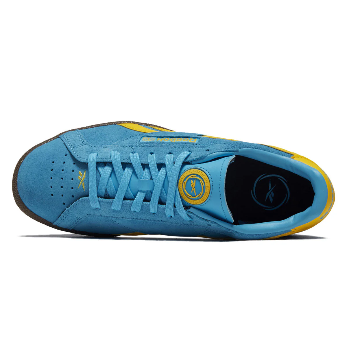 Reebok Club C Grounds UK Shoes - Future Cyan/Golden Haze/Gum - Image 3
